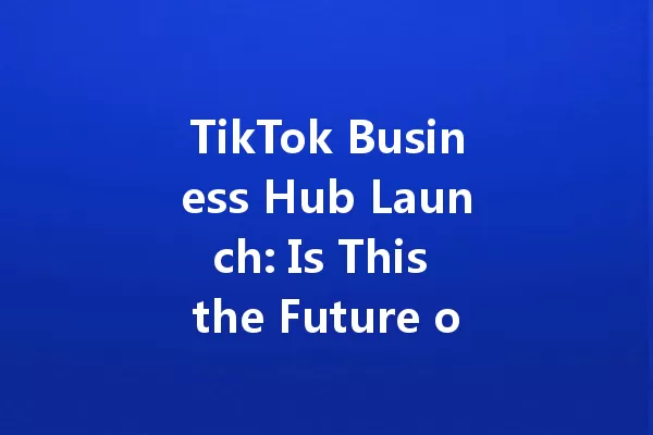 TikTok Business Hub Launch: Is This the Future of E-Commerce? 一