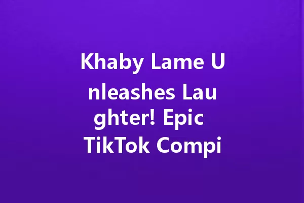 Khaby Lame Unleashes Laughter! Epic TikTok Compilation Released 一